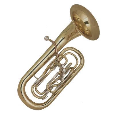 China Gold Lacquer Accept OEM Cheap Gold Lacquer Marching Euphonium 4 Valves JYMEP734 for sale