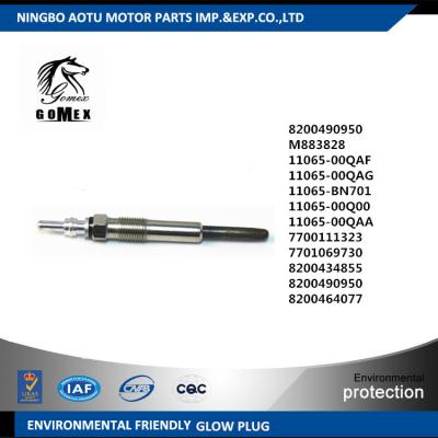 China Mitsubishi Diesel Engine Parts Pajero Glow Plugs 0100226373 8200490950 M883828 7700111323 7701069730 for sale