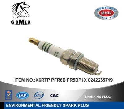 China ALFA ROMEO K6RTP Automotive Spark Plugs FR5DP1X 0242235749 NGK PFR6B for sale