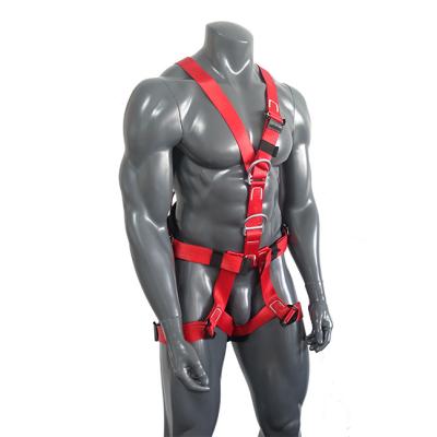 China High Strength Adjustable Full Body Harness CE Certification Fall Protection Full Body Climbing Harness for sale