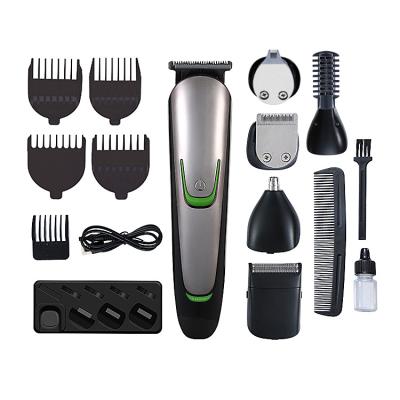 China Rv 9 in 1 Men Grooming Kit Rechargeable Hair Trimmer Set Electric Beard Trimmer Trimmer Set for sale