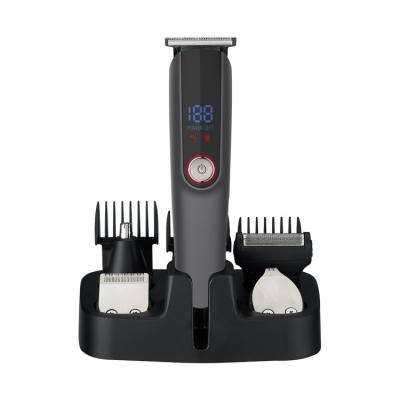 China Wholesale RV Design Recharged Electric Digital Display Hair And Beard Trimmer 11 In 1 Grooming Kit for sale