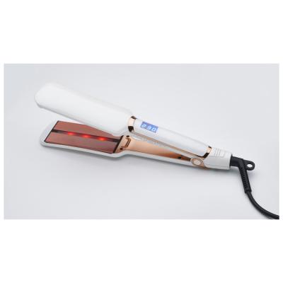 China Outdoor Ceramic Flat Iron Infrared Technology Hair Straightener For All Hair Types for sale