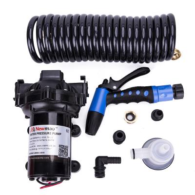 China Marine Newmao 12V DC 12 Volt 70psi Sea Water Washdown Pump Kit For Wash Station for sale