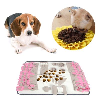 China Travel Amazon Hot Selling Interactive Dog Nosework Toy Feeding Training Nose Mat For Dogs for sale