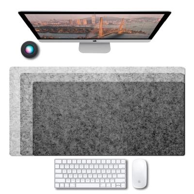 China Radiation Protection Extra Large Gray Felt Mat Table Keyboard Mousepad Office Desk Computer Desk Mat Desk Mat Radiation Protection Gray Felt Mat for sale