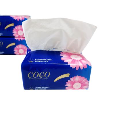 China Pocket Tissue Virgin Pulp Facial Massage Tissue Tissue Paper Soft Hot Sale Facial Tissue Paper for sale