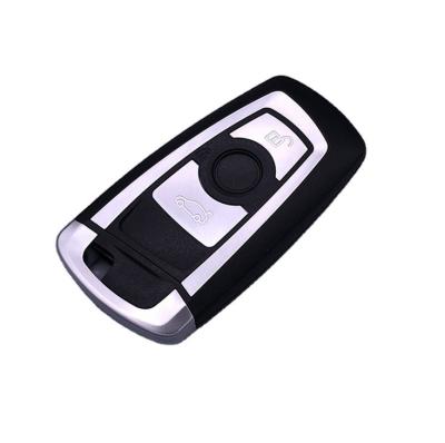 China Replace Car Key Case ABS Metal Blank New Auto Car Remote Cas4 F Series Silver 3 Buttons Cover Key Car For BMW for sale