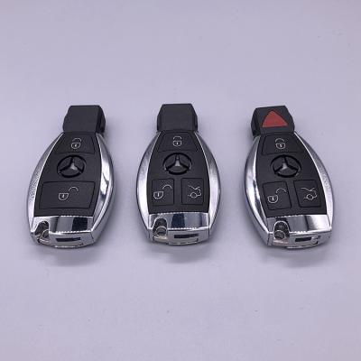 China Replace Car Key Case Custom Logo Top-Picks Mute Universal Remote Key Car Key Shell For Mercedes for sale