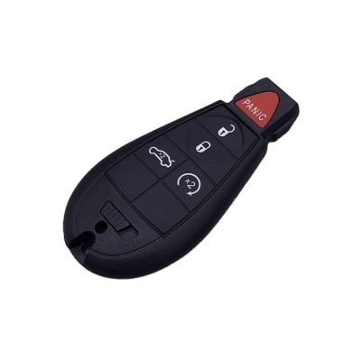 China Replace Car Key Case Ready To Board 3+1 4 Button Flip Remote Key Case Shell High Quality Cover For Chrysler Jeep Dodge for sale