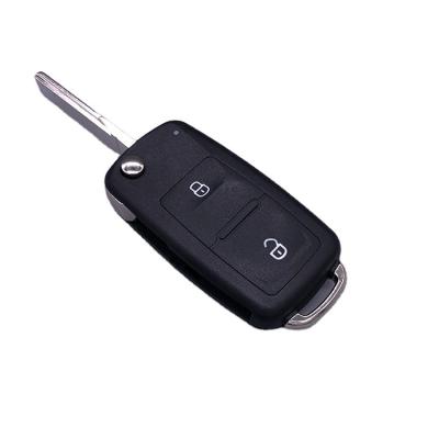 China Replace Hot Selling 2 Button Car Key Case Remote Key Shell For VW Golf Passat B5 B6 Bora Polo Touran for sale