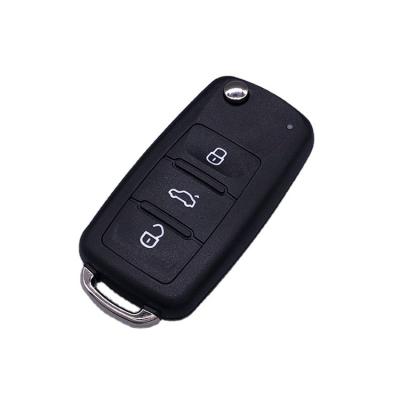 China Factory Wholesale Metal Car Key Case Cover Remote Case Wholesale ABS Key Case Shell For Replace VW FOB for sale