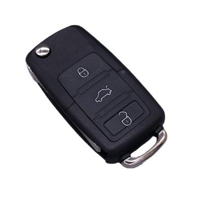 China Replace Car Key Case Factory Price ABS Case Replacement VW Car Key Cover 3 Buttons Smart Car Remote Key for sale