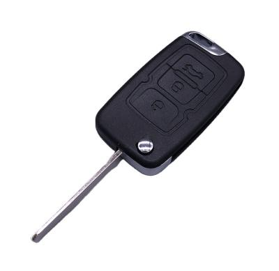 China Replace Car Key Case Ready To Board Geely Emgrand Vision Gx7 Ec7 Gleagle 3 Button Key Cover For Car Keys for sale