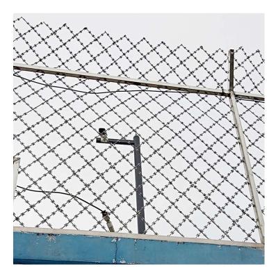 China Safety welded welded razor wire mesh anti climb razor welded concertina fence razor wire mesh for sale