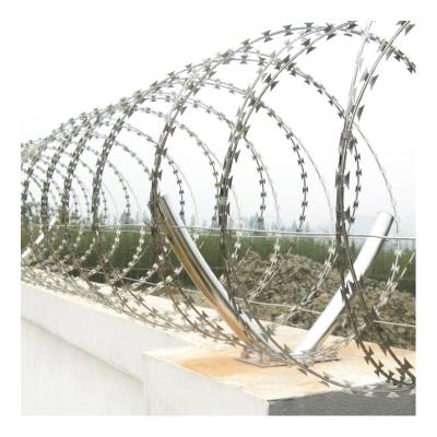 China Hot Sale Borders Low Price Razor Barbed Wire Mesh Fence Prison Fence Factory for sale