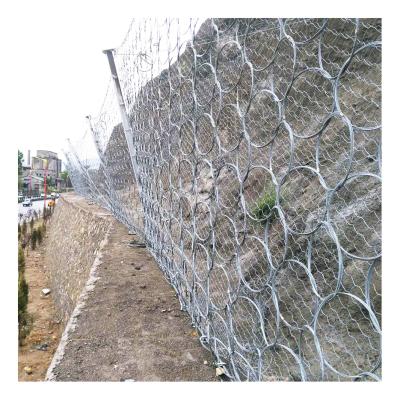 China Galvanized Corrosion Resistance Landslide Barrier Rockfall Fabrication Slope Stabilization Protection System Barrier for sale