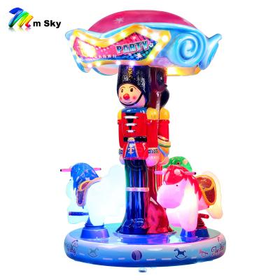 China Innotative Kiddie Rides Deluxe Happy Merry To Go New Fun Round Ride Manufacture Factory Horse Kiddie Ride for sale