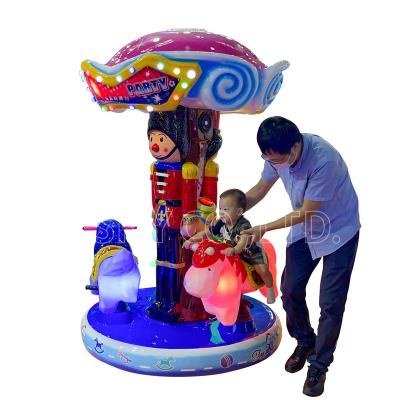 China Innotative Kiddie Rides Lovely Joyful Go Round Kids Arcade Game Machine With Music And Voice Interaction for sale