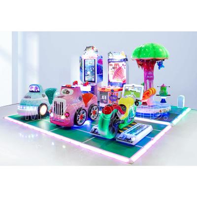 China Innovative mini platform game machine center indoor rig for kiddie rides coin operated amusement park for sale