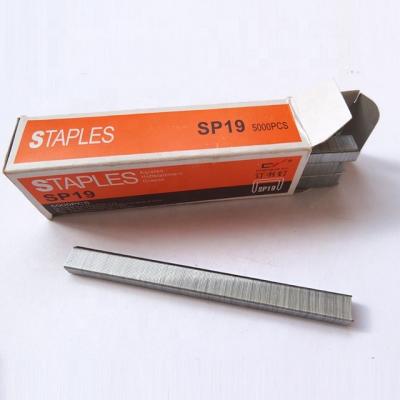 China SP19 Metal Staple Stapler Pins For Paper Binding 6mm for sale