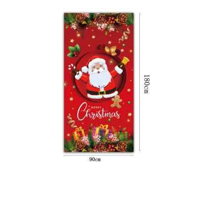 China Outdoor advertising display Christmas decoration vertical banner indoor and outdoor poster layout hanging stage flag for sale