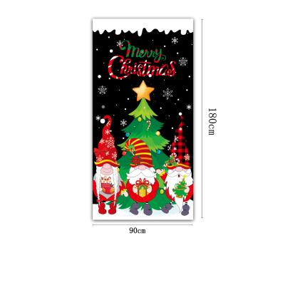 China Outdoor advertising display Christmas decoration vertical banner indoor and outdoor poster layout hanging stage flag for sale