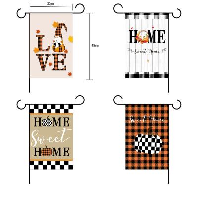 China Outdoor Advertising Display Fall Thanksgiving Themed Garden Flags Yard Party Decorations for sale