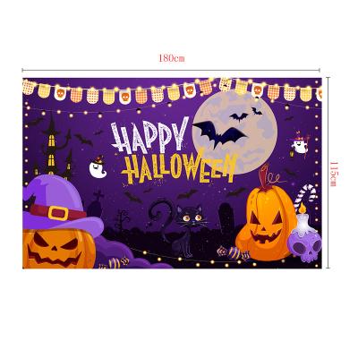 China New Halloween Banner Outdoor Advertising Background Decoration Atmosphere 180*115CM Custom Flag Party Festive Flag for sale