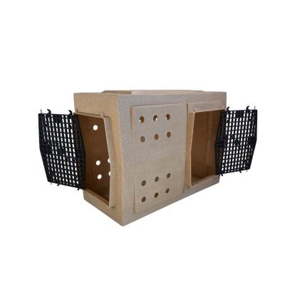 China Breathable No Seams Roto Molded Plastic Animal Cages Large Kennel For Pets Dogs Cats for sale