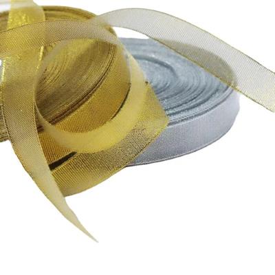 China Good Quality Satin Ribbon Viable Custom Metallic Ribbon Ribbon for sale