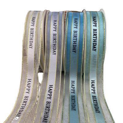 China Custom Made Gloss Gold Silver Onion Ribbon Metallic Ribbon Ribbon for sale