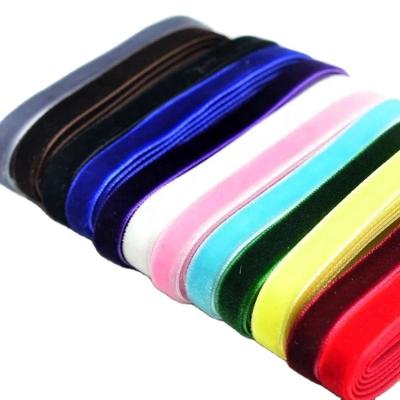 China Velvet Ribbon Satin Ribbon Polyester Ribbon Sustainable Custom for sale