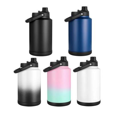 China 2020 Viable New Stainless Steel Vacuum Flask Travel Sport Water Bottle Gift Box Set Double Wall Large Capacity Travel Vacuum Bottle for sale