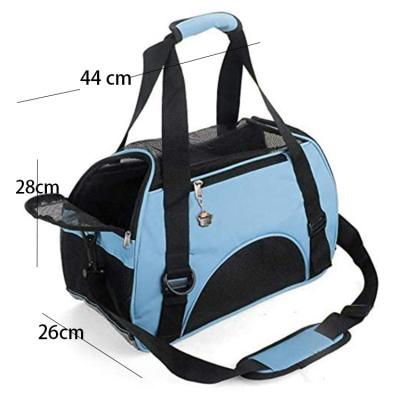 China Wholesale blue stocked 44*28*25cm other pet carriers and travel products for sale