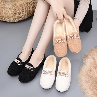 China 2020 Wholesale Women's Flats Winter Cheap Comfortable Non-slip Casual Outdoor Heating Shoes Lightweight for sale