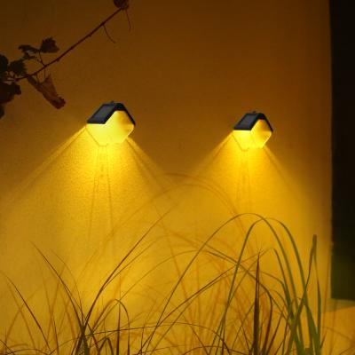 China Solar Powered Outdoor LED Garden Wall Lamp and Porch Light Yard Garden Wall Waterproof Lights for Home Outdoor Lighting for sale