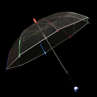 China Creative Straight Rod Umbrella High Quality Lightsaber Stick Umbrella 7 Color Changing LED for sale