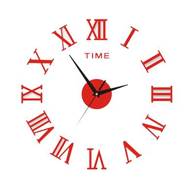 China China Factory Supply European Style Acrylic Creative Decoration Wall Clock for sale