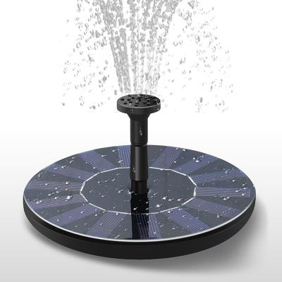 China 2019 Best Selling Mini Brushless LED DC Bath Fountain Solar Powered Water Pump With LED Light For Landscape Fountain for sale