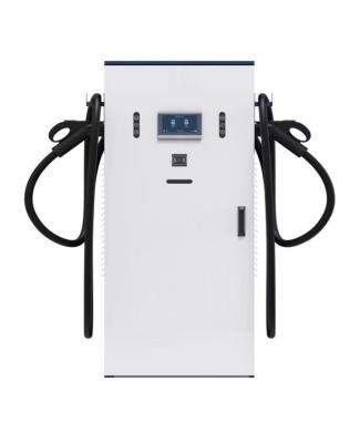 China 60KW To 160KW GBT CCS1 CHAdeMO CCS2 Connector Double Gun Floor EV DC Charging Stations for sale