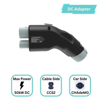 China 250A CCS2 To CHAdeMO Adapter DC Fast EV Charging Adapter Combo 2 To CHAdeMO EVSE Adapter For Nissan Leaf Owner for sale