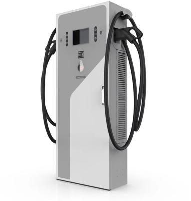 China 60kW  CCS CHAdeMO GBT Single Dual Guns DC EV Charging Station For EV Cars Charger OCPP 1.6J Compliant for sale