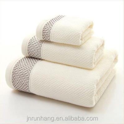 China High Quality Custom QUICK DRY Cotton Hotel Towel Set for sale