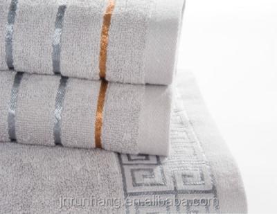 China New Sale Cotton QUICK DRY Hotel Embroidered Towel Sets for sale