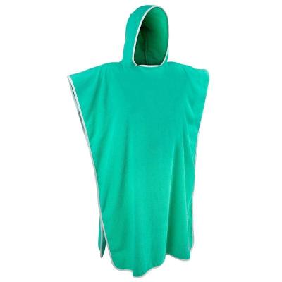 China QUICK DRY Adult Hooded Poncho Personalized 100% Cotton Towel With OEM Logo for sale