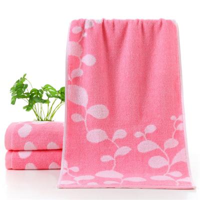 China Custom Soft Cotton Jacquard Soft Bath Towel 70x140 for sale