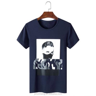 China Anti-pilling OEM custom silk screen printed t-shirt for men for sale