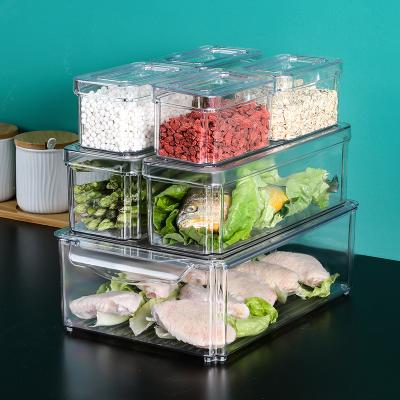 China Freshness Preservation Healthy Kitchen Refrigerator Stackable Food Storage Container for sale