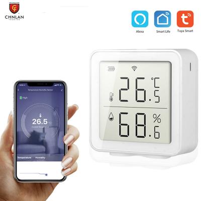 China Tuya Humidity and WiFi Temperature Detector for Smart Home WF2 for sale